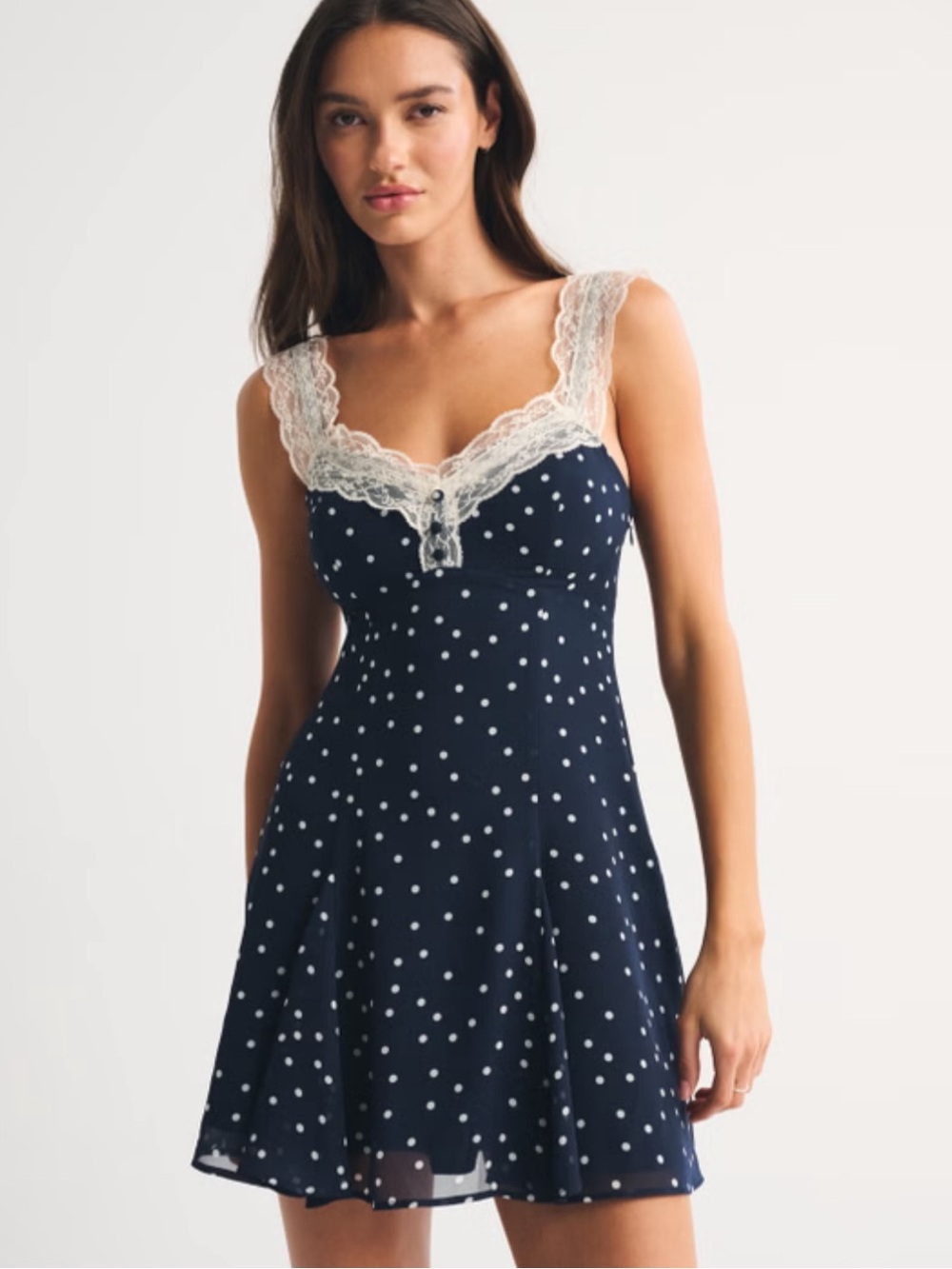 Abercrombie polka dot dress
